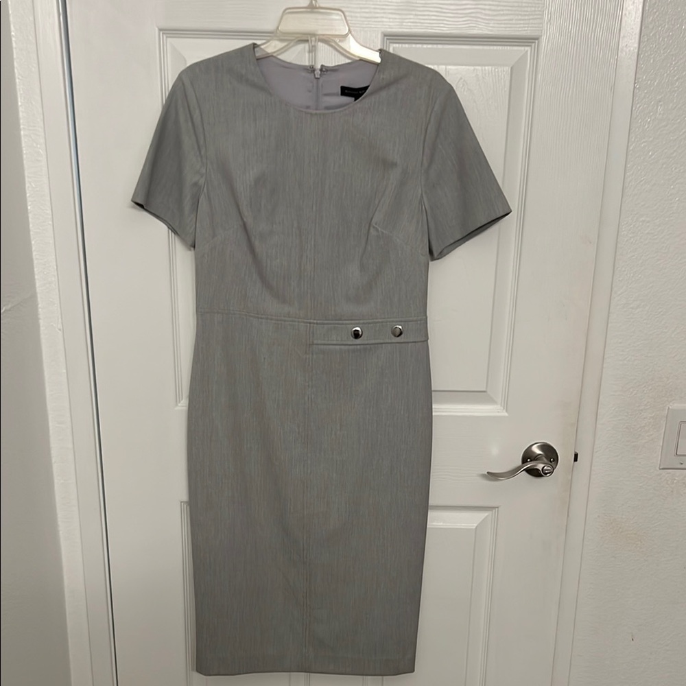 Banana Republic Gray Sheath Dress